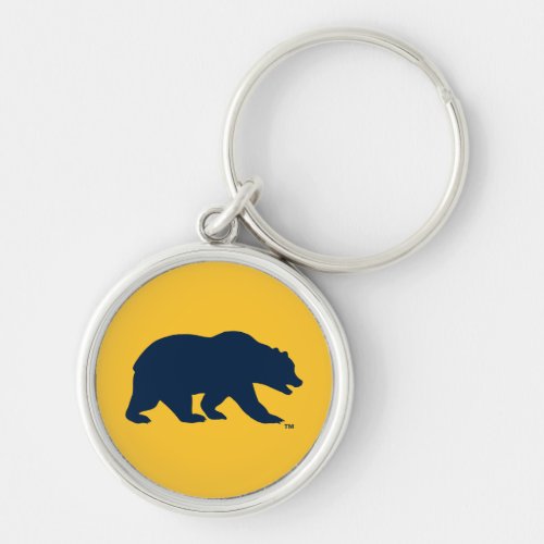 Cal Blue Bear Keychain