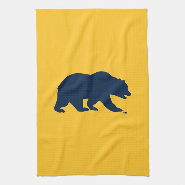 Cal Blue Bear Kitchen Towel (Vertical)