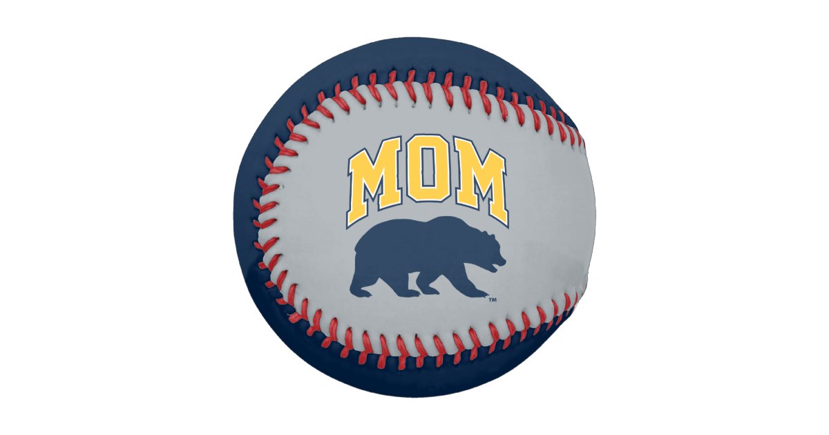 Cal Blue Bear Mom Baseball Zazzle Com