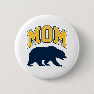 Cal Blue Bear   Mom Button