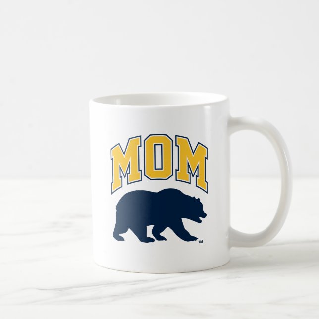 Cal Blue Bear | Mom Coffee Mug (Right)