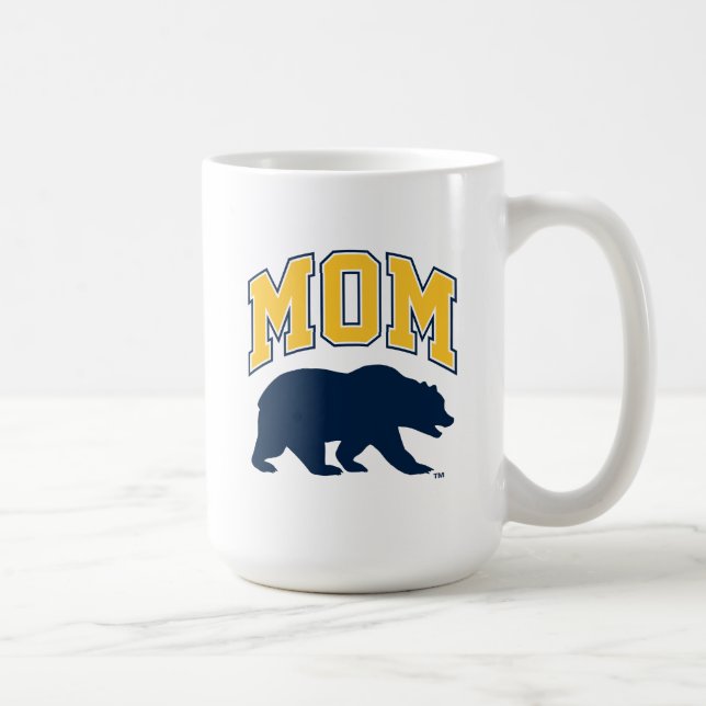 Cal Blue Bear | Mom Coffee Mug (Right)