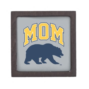 Cal Blue Bear | Mom Gift Box by ucberkeley at Zazzle