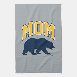 Cal Blue Bear Mom Kitchen Towel