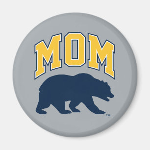 Cal Blue Bear   Mom Magnet
