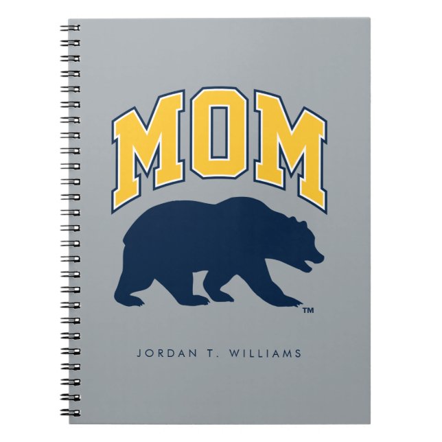 Cal Blue Bear | Mom Notebook (Front)