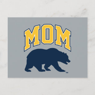Cal Blue Bear Mom Postcard