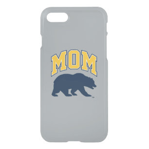Cal Blue Bear Mom iPhone SE/8/7 Case