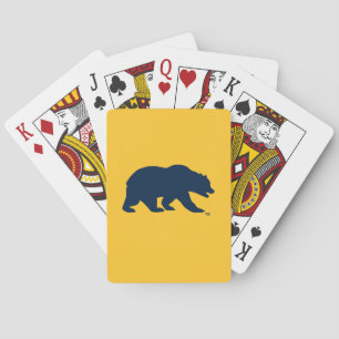 Cal Blue Bear Poker Cards