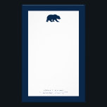 Cal Blue Bear Stationery<br><div class="desc">Check out these new UC Berkeley designs! Show off your Cal Bear pride with these new UC Berkeley products. These make perfect gifts for the Bears student, alumni, family, friend or fan in your life. All of these Zazzle products are customizable with your name, class year, or club. Go Bears!...</div>