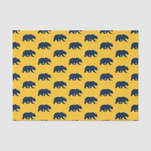 Cal Blue Bear Tissue Paper