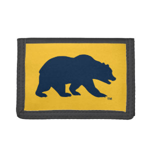 Cal Blue Bear Trifold Wallet