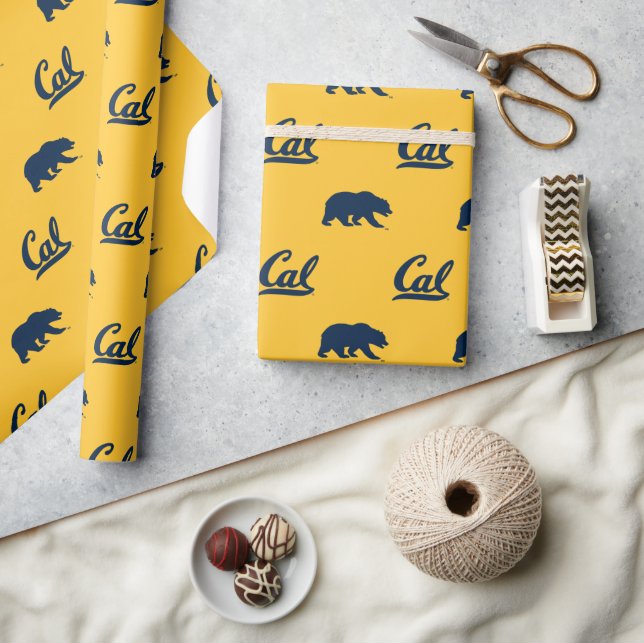 Cal Blue Bear Wrapping Paper (Crafts)