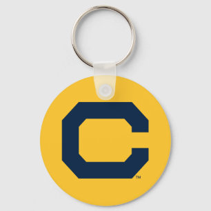 Cal Blue C Keychain