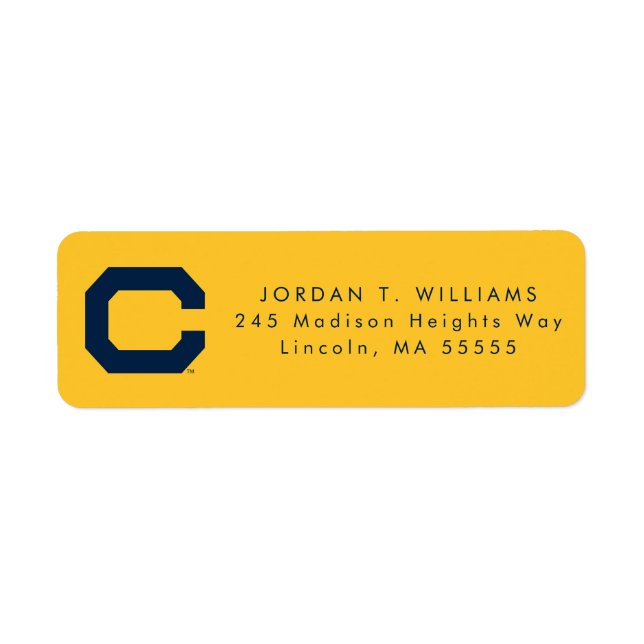 Cal Blue C Label (Front)