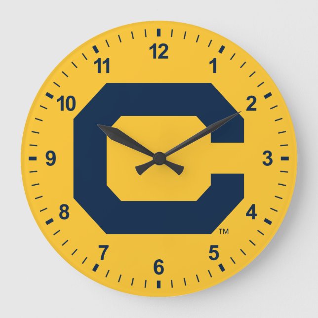 Cal Blue C Large Clock (Front)