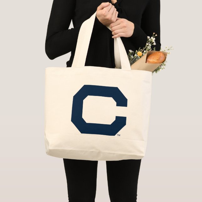 Cal Blue C Large Tote Bag (Front (Product))
