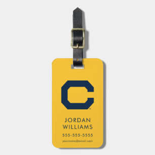 Cal Blue C Luggage Tag