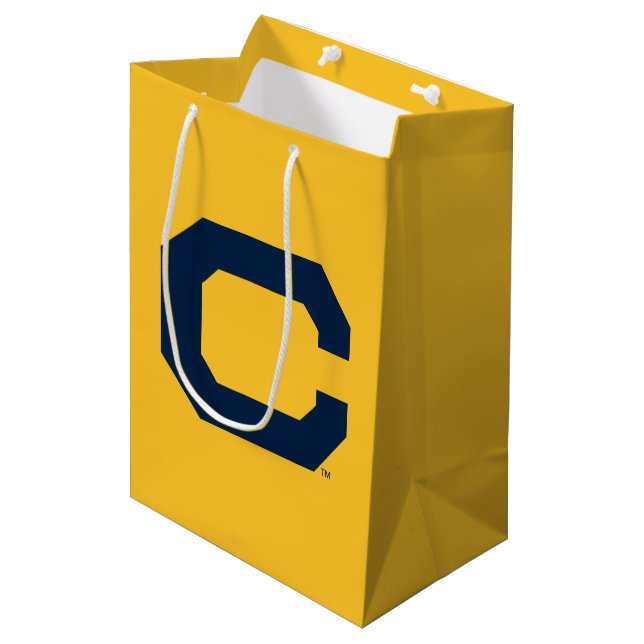 Cal Blue C Medium Gift Bag (Front Angled)