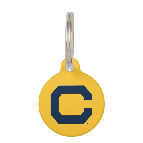 Cal Blue C Pet ID Tag