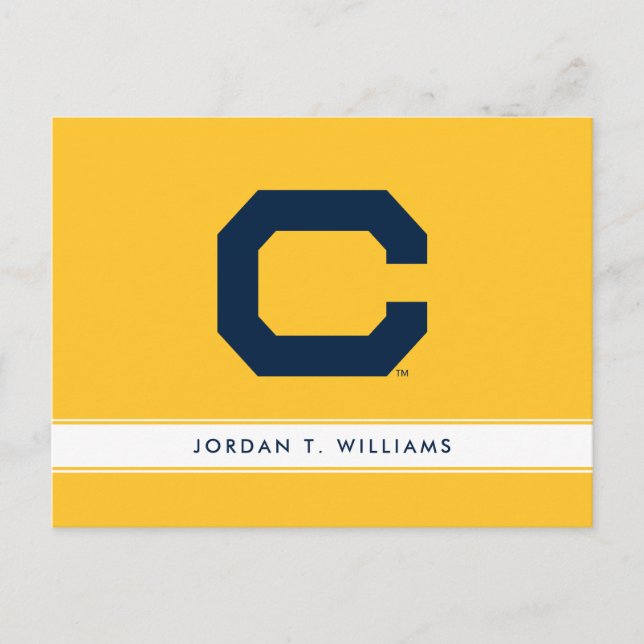 Cal Blue C Postcard (Front)