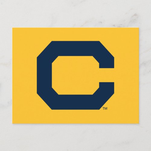 Cal Blue C Postcard