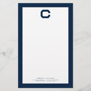 Cal Blue C Stationery