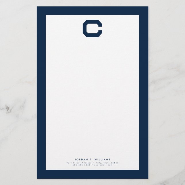 Cal Blue C Stationery (Front)