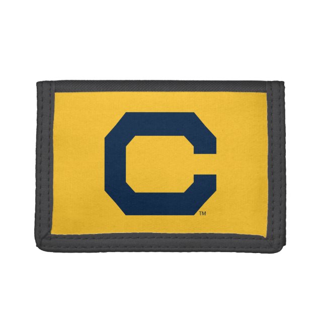 Cal Blue C Trifold Wallet (Front)