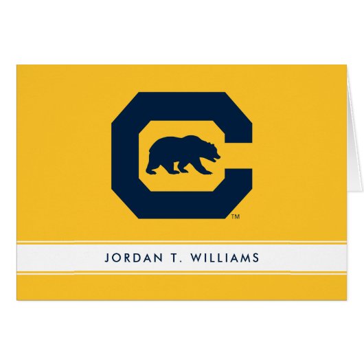 Cal Blue C With Bear (Front Horizontal)