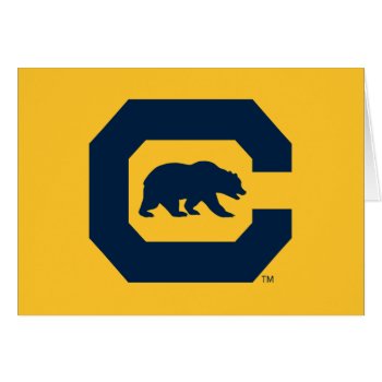 Cal Blue C With Bear by ucberkeley at Zazzle
