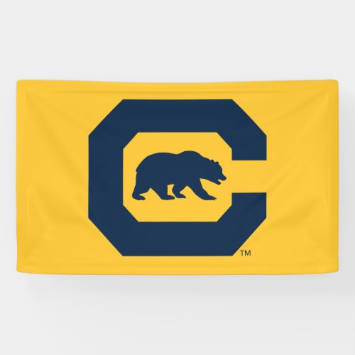 Cal Blue C With Bear Banner