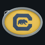 Cal Blue C With Bear Belt Buckle<br><div class="desc">Check out these new UC Berkeley designs! Show off your Cal Bear pride with these new UC Berkeley products. These make perfect gifts for the Bears student, alumni, family, friend or fan in your life. All of these Zazzle products are customizable with your name, class year, or club. Go Bears!...</div>