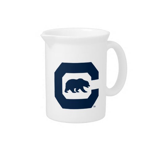 Cal Blue C With Bear Beverage Pitcher