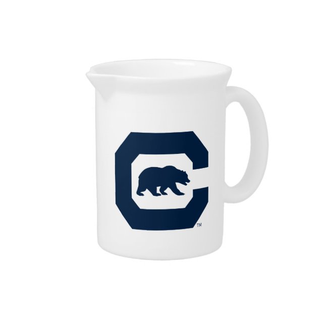 Cal Blue C With Bear Beverage Pitcher (Right)