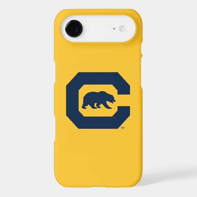 Cal Blue C With Bear Case-Mate iPhone Case (Back)