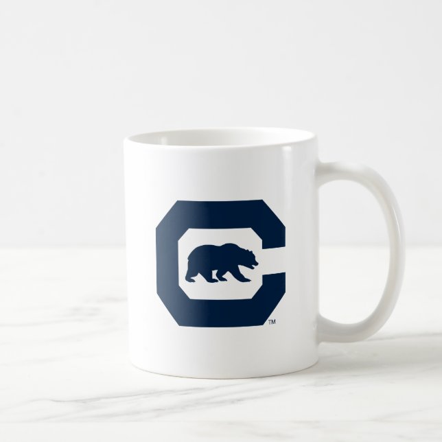 Cal Blue C With Bear Coffee Mug (Right)