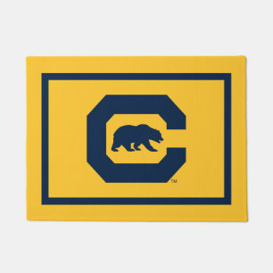 Cal Blue C With Bear Doormat