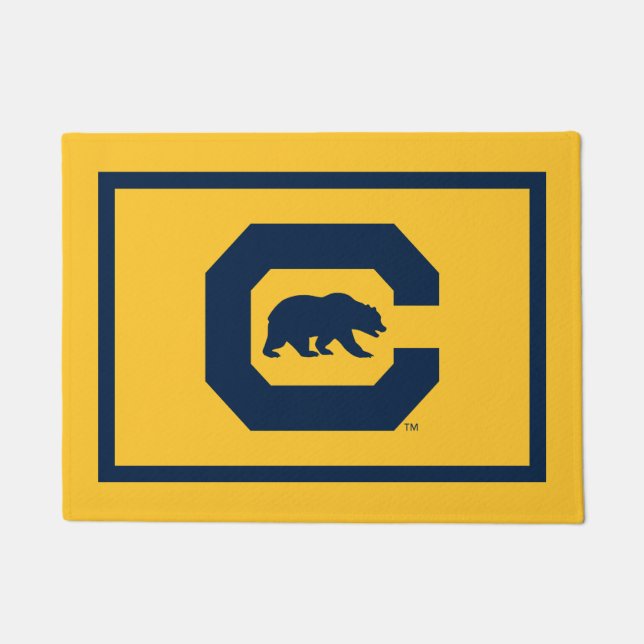 Cal Blue C With Bear Doormat (Front)