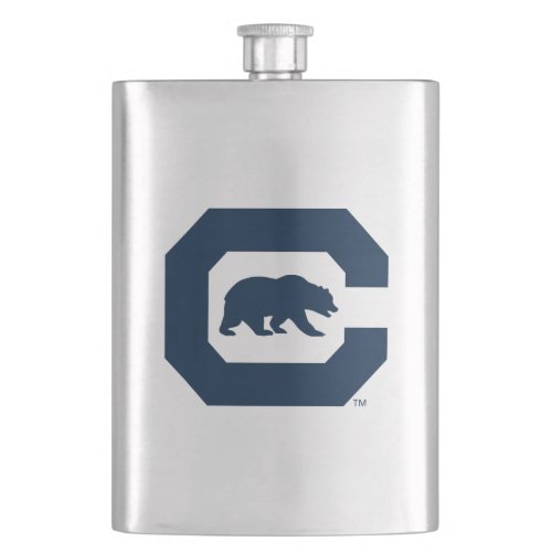 Cal Blue C With Bear Flask