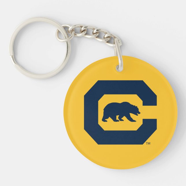 Cal Blue C With Bear Keychain (Front)