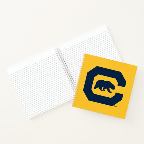 Cal Blue C With Bear Notebook