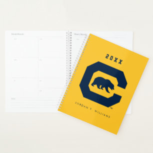 Cal Blue C With Bear Planner