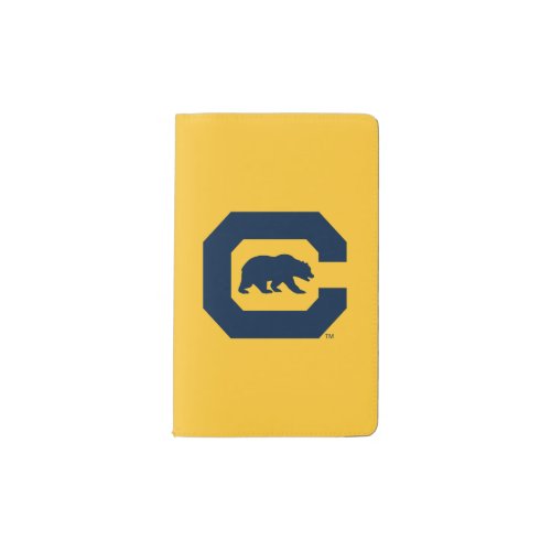 Cal Blue C With Bear Pocket Moleskine Notebook