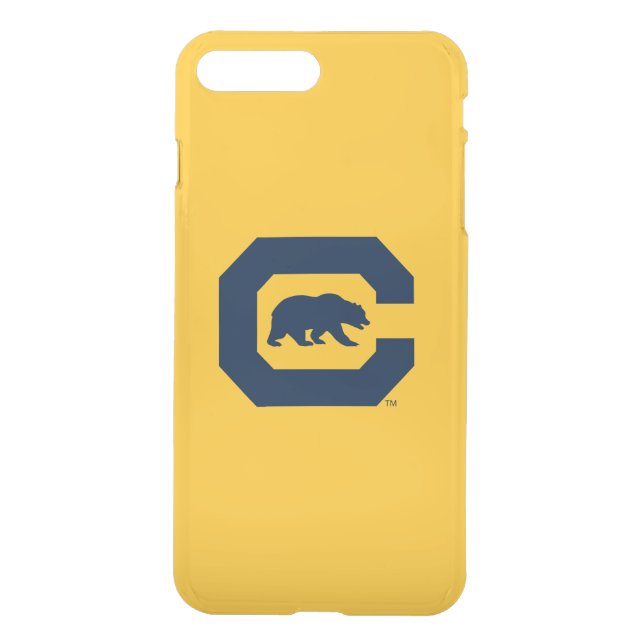 Cal Blue C With Bear Uncommon iPhone Case (Back)