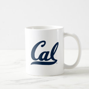 Cal Blue Script Coffee Mug