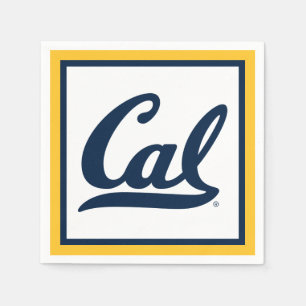 Cal Blue Script Napkins