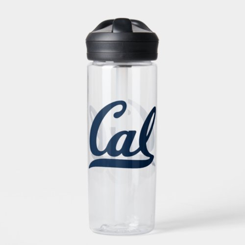 Cal Blue Script Water Bottle