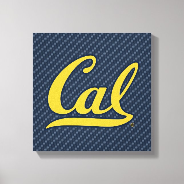 Cal Carbon Fiber Canvas Print (Front)