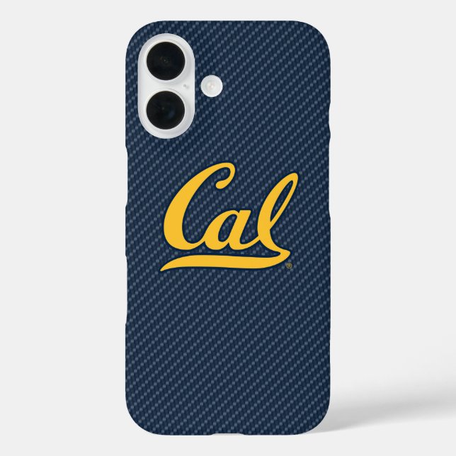 Cal Carbon Fiber Case-Mate iPhone Case (Back)